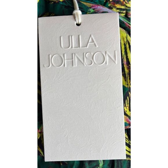 ULLA JOHNSON Alita floral cotton minidress in Tigerlilly NWT Size 4 - Picture 9 of 10